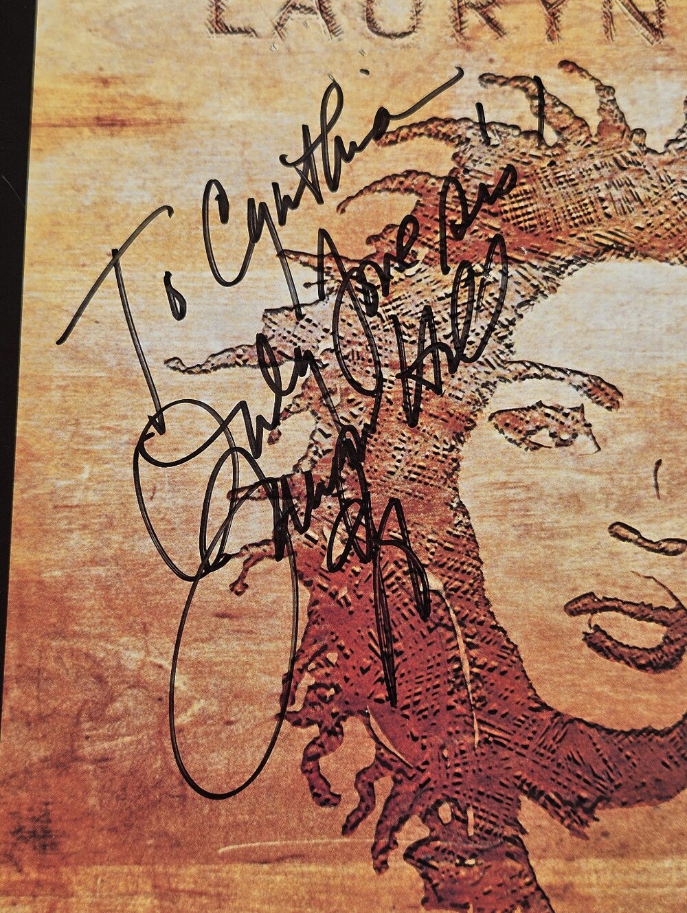 Vtg 1998 The Miseducation of Lauryn Hill Signed 2-sided Promo Poster The Fugees - Picture 3 of 5